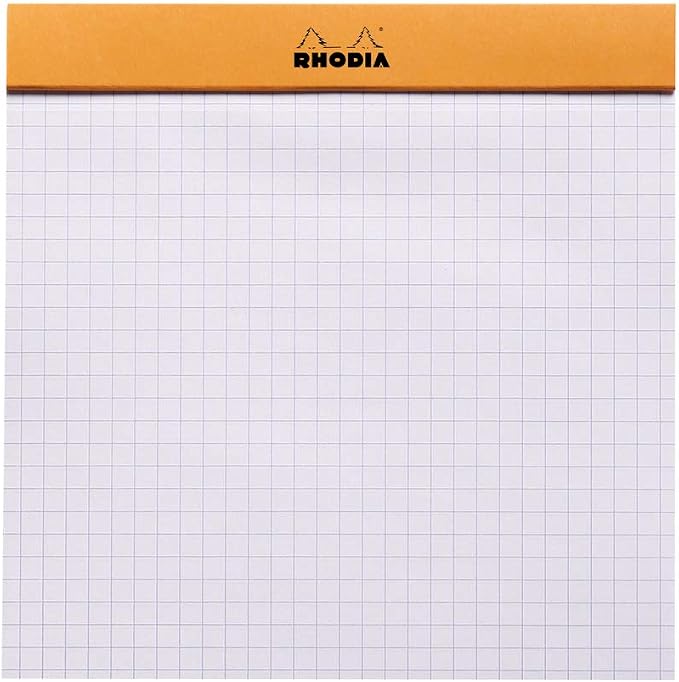 Rhodia Le Carre Head Stapled Pad, Square ruling - Image 2