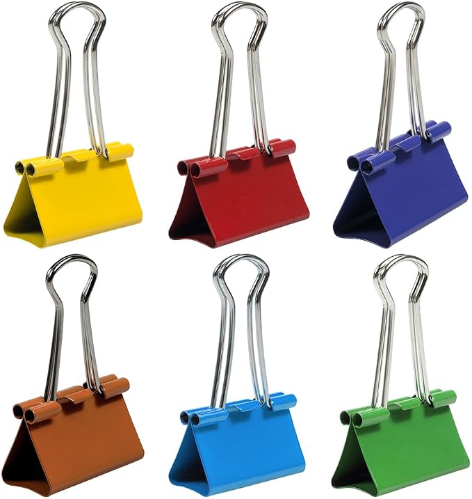 JAM PAPER Colorful Binder Clips Assortment - Image 2