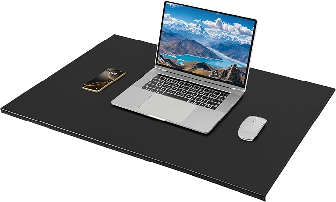 AKOZLIN 35.4"x22.8" Soft PU Leather Surface Office Desk Mouse Mat Pad - Image 2