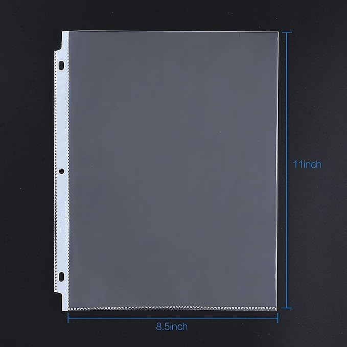 Seashell 200 Pack Heavy Duty Sheet Protectors 8.5 x 11, Letter Size Plastic - Image 8