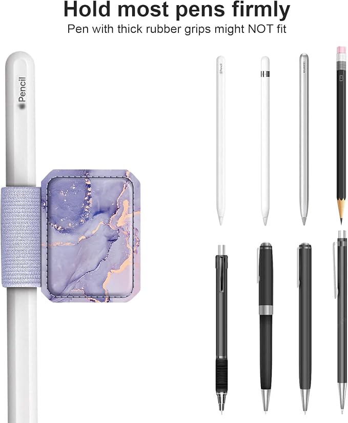 Fintie 4 Pack Pen Loop Holder for Apple Pencil Pro, Apple Pencil and Stylus Pens - Image 6