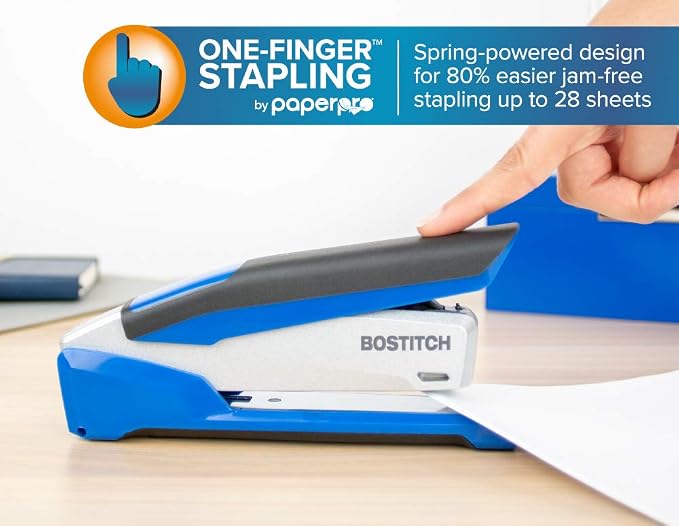 Bostitch Office InPower Spring-Powered Premium Desktop Stapler - Image 2
