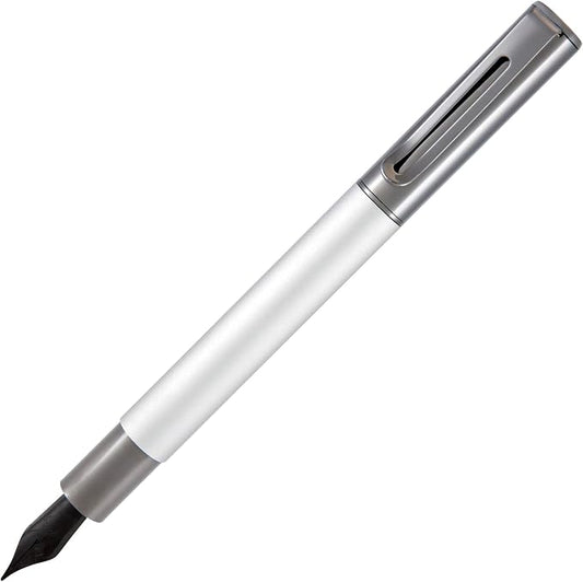 Monteverde USA Ritma Fountain Pen in Silver – Stub Nib, Calligraphy JoWo by Monteverde