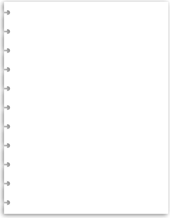 Eleven Discs Discbound Paper, Letter Size Blank Sheets by ElevenDiscs
