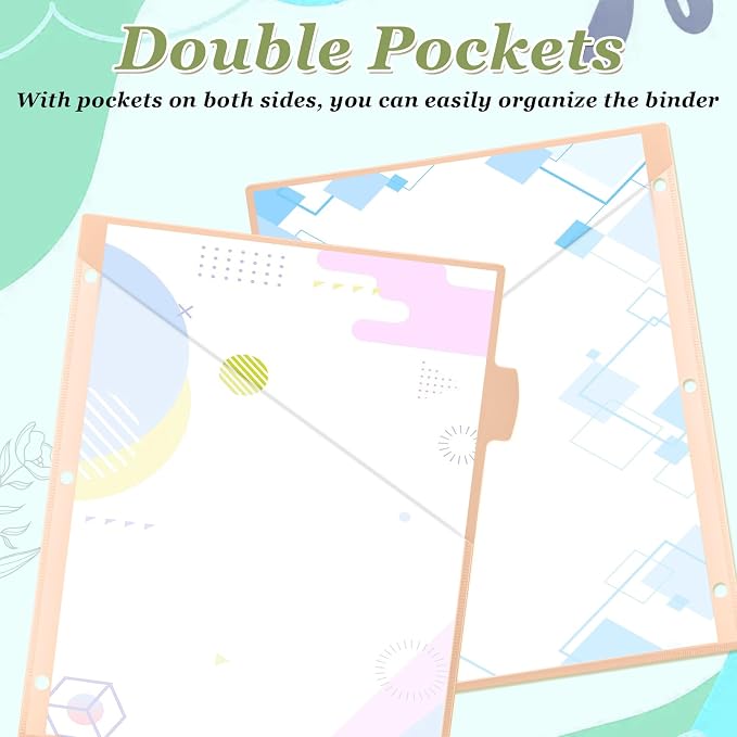 Epakh 6 Pcs Binder Dividers for 3 Rings Binders Index Dividers - Image 4