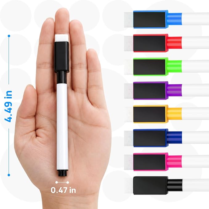 OWLKELA 120 Pcs Magnetic Dry Erase Markers - Image 2