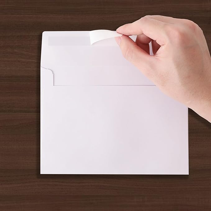 Janvale 5x7 Envelopes 50 Pack, A7 White Envelopes - Image 5