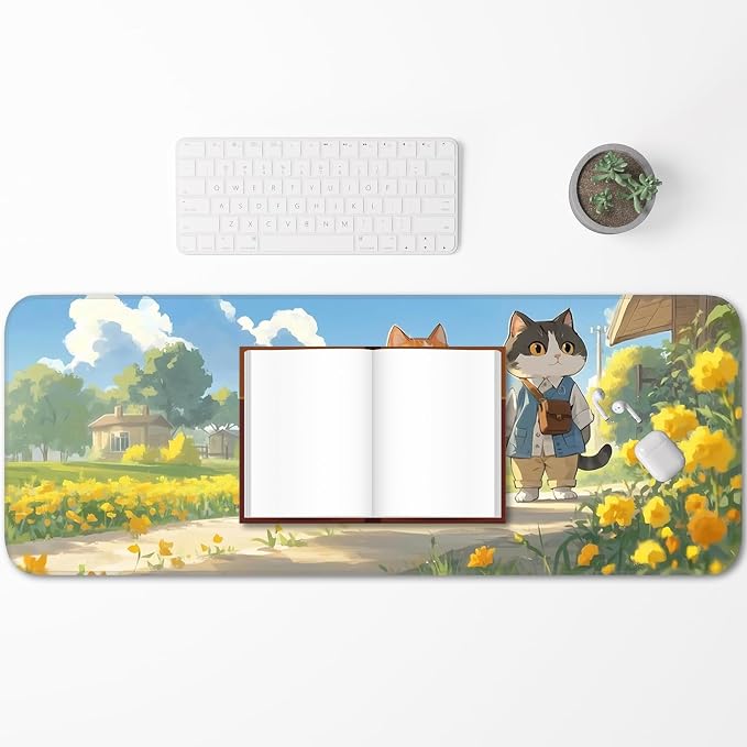 Cute Cat Mouse Pad, Non-Slip Rubber Gaming Mouse Pad - Image 6