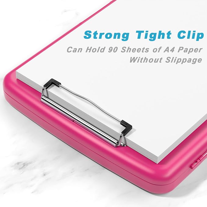 Rimilak Clipboard with Storage, 8.5 x 11'' High Capacity Clip Board, - Image 3
