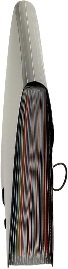 Mukawa 24 Pocket Expanding File Folder, Expandable Accordion File Organizer - Image 3