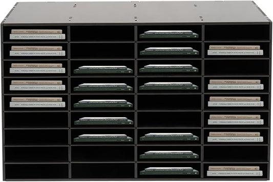 Literature Organizer with 36 Compartments | Adjustable Desktop File Sorter Mail by Unknown