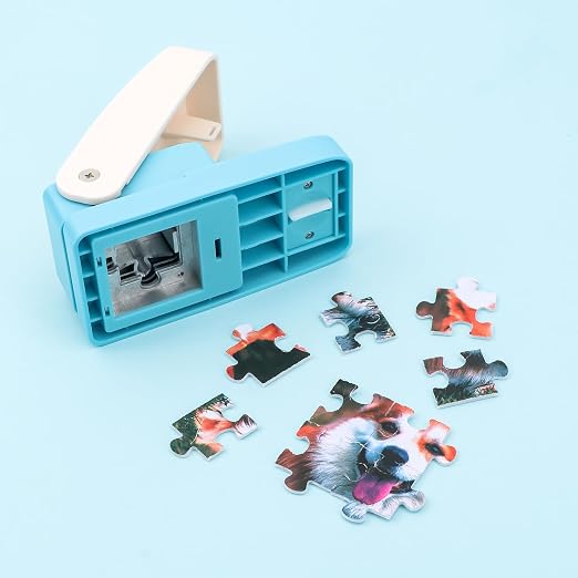 Puzzle Punch, 1 x 1 inch Mini Puzzle Maker, Portable Puzzles Pieces Puching - Image 6