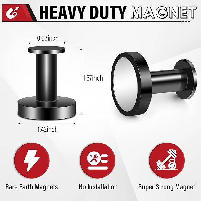 Buelkmag Magnetic Hooks for Cruise Cabins, Locker Accessories, Strong Magnetic - Image 2