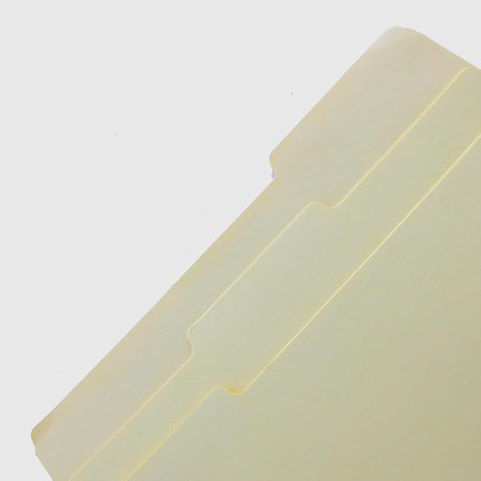 BAZIC Products Letter Size Manila File Folders, 1/3-Cut Tab, 12 Pack, - Image 6