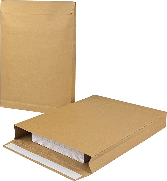 Large Expandable Envelopes, 40 Pack 9.3x 13" Big Mailing Envelopes | Self Seal by NeatHouse