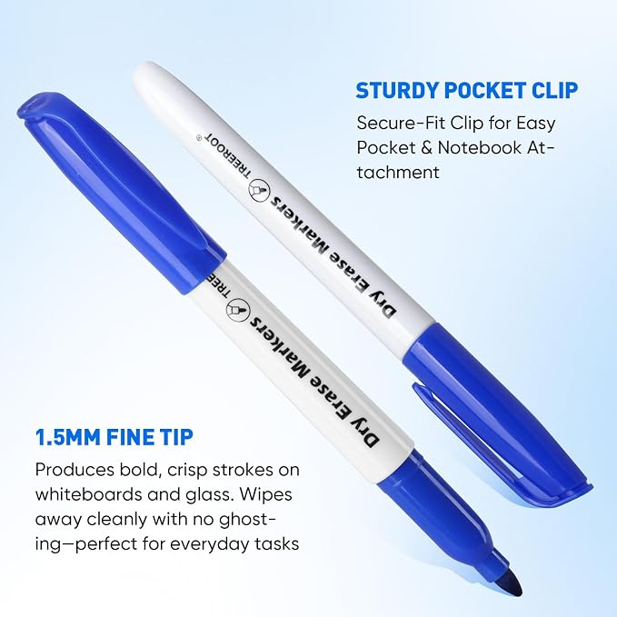 144 Pack Dry Erase Markers Fine Tip, Dry Erase Pens Bulk Pack - Image 4
