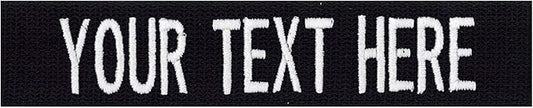 Custom Uniform Name Tapes Solid Colors. Made in The U.S.A. Ships Under 24 by NORTHERNSAFARI