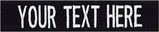Custom Uniform Name Tapes Solid Colors. Made in The U.S.A. Ships Under 24 by NORTHERNSAFARI