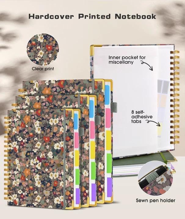 Hardcover Spiral Notebook 8.5"x11" Journal - Image 3