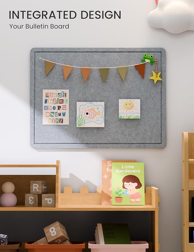 Fluxynara Bulletin Board, 23.6" x 17.5" Cork Board Alternative - Image 5