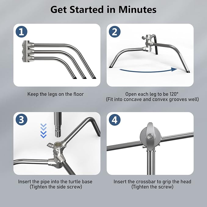 2 Pack Photography C Stand - Image 4
