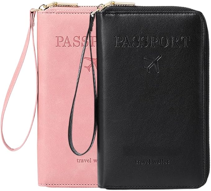 Multi-Functional RFID Passport Wallet, RFID Passport Holder by LECDOA