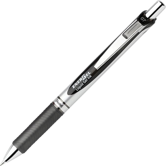 Pentel EnerGel RTX Retractable Liquid Gel Pen, Medium Line, Metal Tip - Image 3