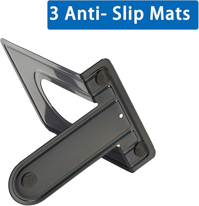 Metal Book Ends for Shelves, Book Shelf Holder Home Decorative, Book Ends for - Image 4