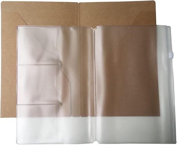 Wanderings Clear Zipper Case and Kraft Card Holder - Image 5