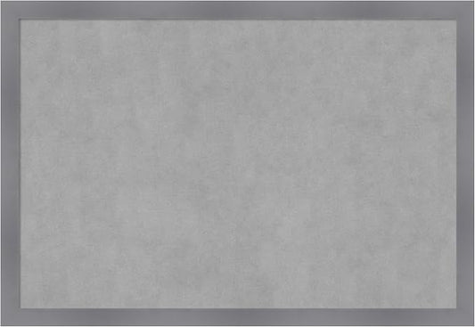 Amanti Art Grey Framed Magnetic Board 26x38 Large Vision Board by AmantiArt