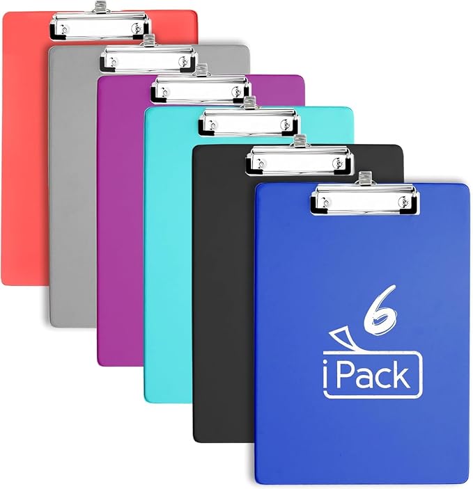 Clip Boards with Pen Holder, Holds 100 Sheets 8.5x11 Inch Papers, 6 Pack | Come - Image 8
