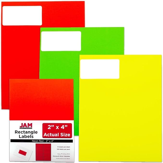 JAM PAPER Shipping Address Labels by JAMPaper