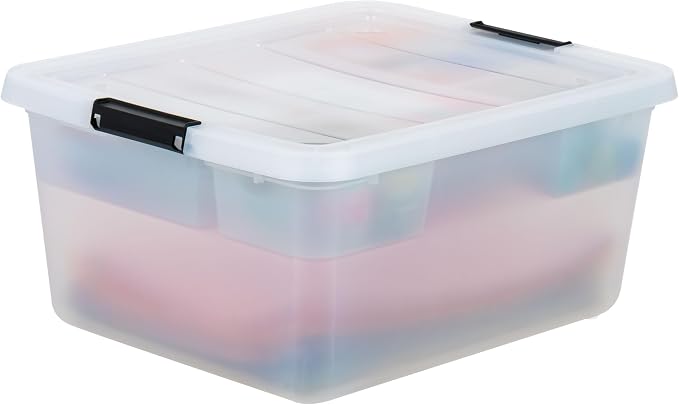 IRIS USA 18 QT Clear Storage Organizer - Image 6
