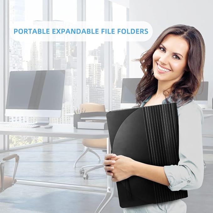 24 Pockets Expanding File Folder, Accordion File Organizer, Document Organizer - Image 6