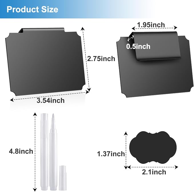 18Pcs Basket Labels for Storage Bins, Erasable Bin Basket Labels Clip On - Image 4