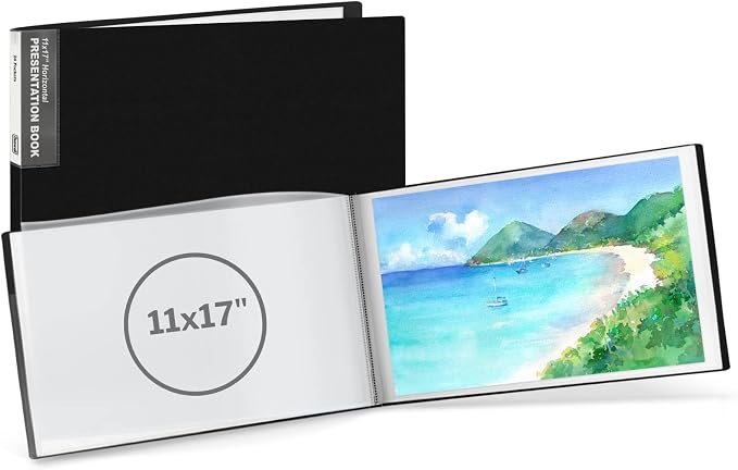 Dunwell 11x17 Portfolio Binder, Presentation Book by Dunwell