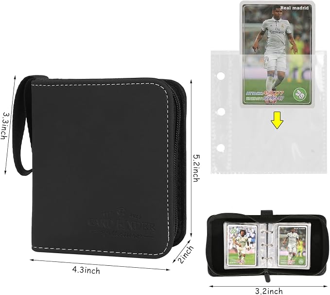 Trading Card Binder, Card Collection Binder Album Folder - Image 4