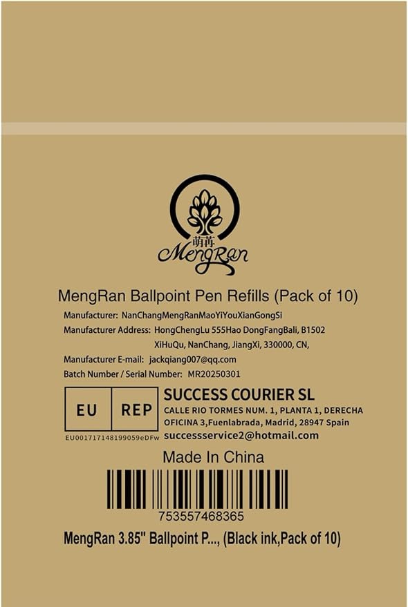 MengRan 3.85'' Ballpoint Ink Pen Refills - Image 6