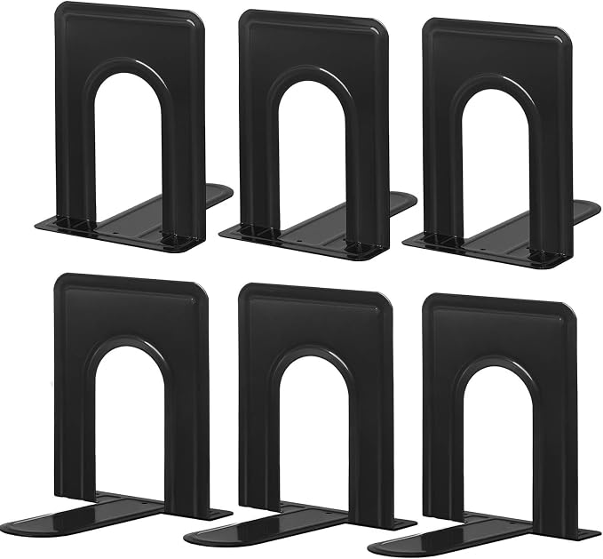 HappyHapi Book Ends, Metal Bookends by Happyhapi