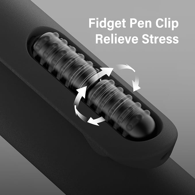 0.7mm Gel Pens Black Ink, 8 Pack Retractable Pens - Image 5