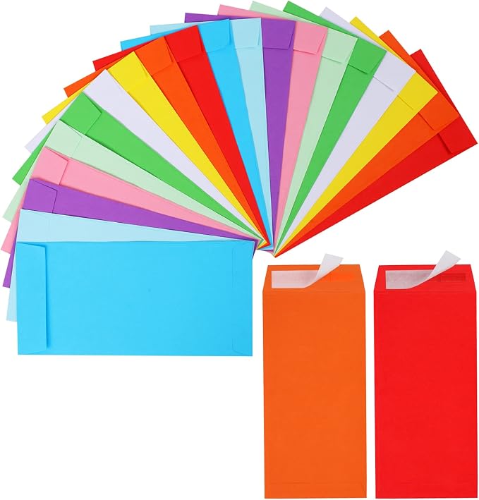 Cash Envelopes -120 Envelopes Money Saving Challenge, 3.2x6.6inch Money by Joyberg