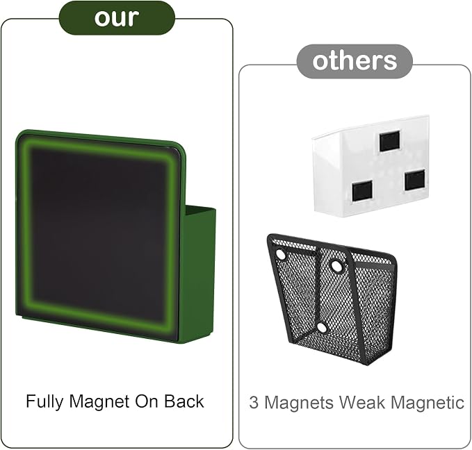 KITANIS Magnetic Pen Holder, 2 Pack Magnetic Dry Erase Marker Holder - Image 3