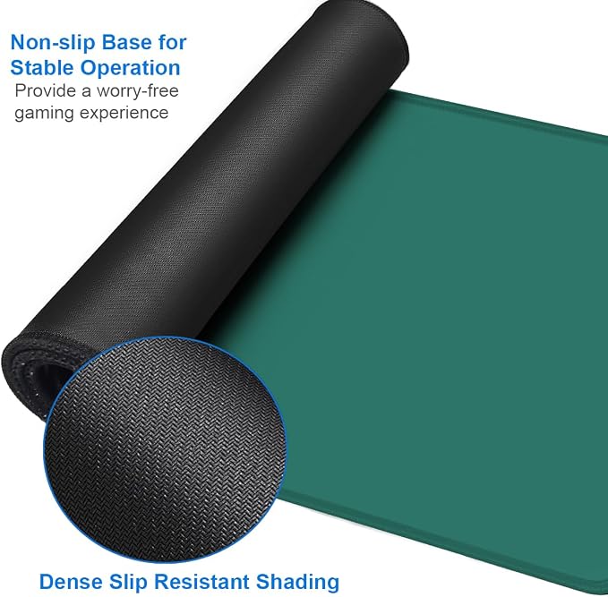 Mouse Pad Large, 31.5x15.7 inch Gaming Computer Keyboard Mouse Mat, Water - Image 4