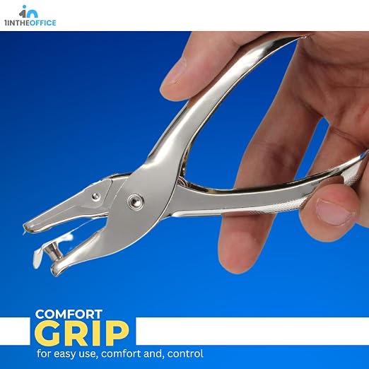 1InTheOffice Single Hole Puncher, 1/4" Punch Size Small Hole Punch, Paper - Image 4