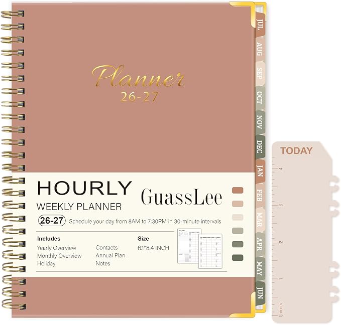 2026-2027 Academic Planner, Weekly & Monthly Appointment Book from Jul. 2026 by GuassLee
