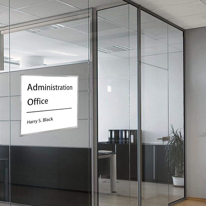 NIUBEE 5x7 inch Wall Mount Acrylic Sign Holder - Image 7