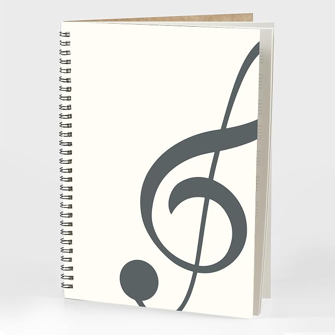 MAXCURY Blank Sheet Music Composition Manuscript Staff Paper Art Music Notebook - Image 6