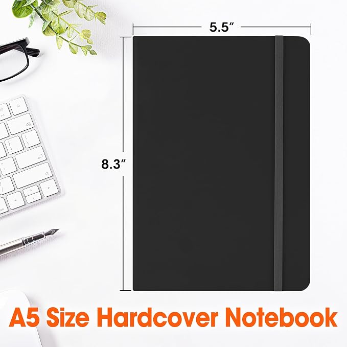 24 Pack Lined Journal Notebook for Work, 200 Pages, Medium 5.5 in x 8.3 in - Image 2