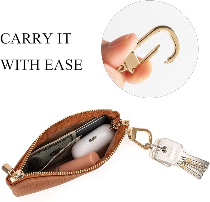 Full Grain Leather Coin Purse - Image 6