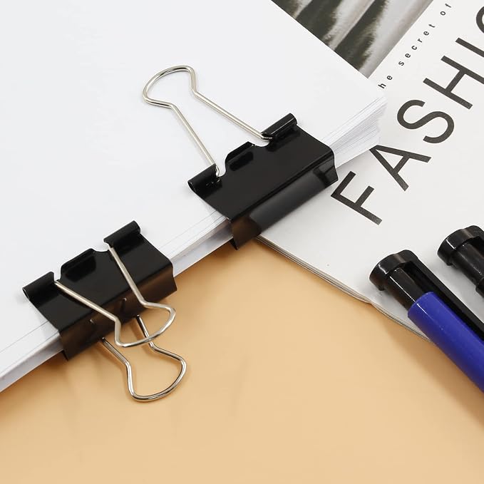 40 Pack Medium Binder Clips - Image 6